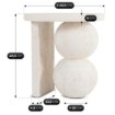 Mebel Elite Столик Rico 45,5 см, кремовый/бежевый, современный, ME.RICO/KR-BZ/MGO/L - Home Club, изображение 7