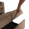 Mebel Elite Раскладной кресло-кровать Corra для сна, коричневого цвета, ME.CORRA/BR/T/SOF - Home Club, изображение 14