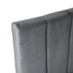 Mebel Elite Кровать 120x200 Villemo, серая, велюровая, ME.VILLEMO/120/90/CP/V/LOZWYS - Home Club, изображение 5