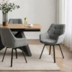 Mebel Elite Обертове крісло Luna 2, сіре, ME.LUNA2/P/T/K - Home Club, Зображення 2