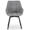 Mebel Elite Обертове крісло Luna 2, сіре, ME.LUNA2/P/T/K - Home Club, Зображення 4