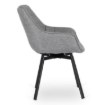Mebel Elite Обертове крісло Luna 2, сіре, ME.LUNA2/P/T/K - Home Club, Зображення 5