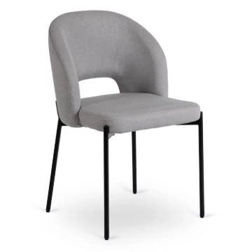 Mebel Elite Стул Bros, серый/чёрный, ME.BROS/P/CZ/T/K - Home Club