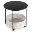 Mebel Elite Столик Varano, чёрный/бежевый, ME.VARANO/CZ/BZ/L - Home Club, изображение 3