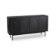 Mebel Elite Комод Marlen 155 см, черный, W.MAZOMA/CZ/N.CZ/U.ZL/KOM4D - Home Club