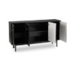 Mebel Elite Комод Marlen 155 см, черный, W.MAZOMA/CZ/N.CZ/U.ZL/KOM4D - Home Club, изображение 3