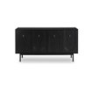 Mebel Elite Комод Marlen 155 см, черный, W.MAZOMA/CZ/N.CZ/U.ZL/KOM4D - Home Club, изображение 4