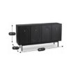 Mebel Elite Комод Marlen 155 см, черный, W.MAZOMA/CZ/N.CZ/U.ZL/KOM4D - Home Club, изображение 9