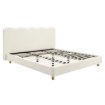Mebel Elite Ліжко 180x200 Izmir, кремове, з тканини букле, ME.IZMIR/180/KR/TB/LOZ - Home Club, Зображення 2