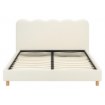Mebel Elite Ліжко 180x200 Izmir, кремове, з тканини букле, ME.IZMIR/180/KR/TB/LOZ - Home Club, Зображення 4