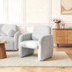 Mebel Elite Кресло для отдыха Togo, серого цвета, ME.TOGO/P/T/FW - Home Club, изображение 2