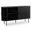 Mebel Elite Комод Trish 140 см, двухдверный, с выдвижными ящиками, чёрный, ME.TRISH/CZ/KOM140 - Home Club, изображение 3