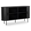 Mebel Elite Комод Trish 140 см, двухдверный, с выдвижными ящиками, чёрный, ME.TRISH/CZ/KOM140 - Home Club, изображение 4