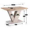 Mebel Elite Стол Clark, раскладной, 120–160 см, дуб «Artisan»/«Кашмир», PM.DUBAJ/A/KASZ/S - Home Club, изображение 11