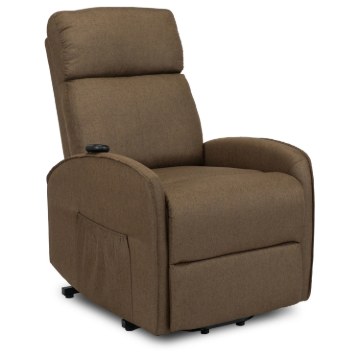 Mebel Elite Кресло Colton с электроприводом и функцией помощи при вставании, коричневое, ME.COLTON/BR/T/FW - Home Club