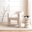 Mebel Elite Кресло для отдыха Lille кремового цвета из ткани букле, ME.LILLE/KR/TB/FW - Home Club, изображение 2