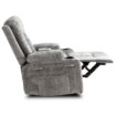 Mebel Elite Раскладной массажный кресло Box, серый велюр, ME.BOX/P/V/FW - Home Club, изображение 7