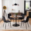 Mebel Elite Стіл Lino 100 см, дуб рустикальний/чорний, ME.LINO/DRU/S - Home Club, Зображення 2