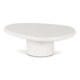 Mebel Elite Кофейный столик Emile, белый, ME.EMILE/MB/L - Home Club