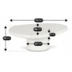 Mebel Elite Кофейный столик Emile, белый, ME.EMILE/MB/L - Home Club, изображение 5