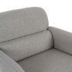 Mebel Elite Кресло для отдыха Togo, серого цвета, из ткани «букле», ME.TOGO/P/TB/FW - Home Club, изображение 7