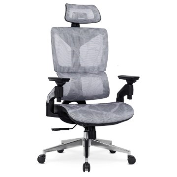 Mebel Elite Вращающееся кресло Martin, эргономичное, серого цвета, ME.MARTIN/P/T/FO - Home Club