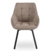 Mebel Elite Обертове крісло Luna, коричневе, з тканини «букле», ME.LUNA/BR/TB/K - Home Club, Зображення 3