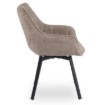 Mebel Elite Обертове крісло Luna, коричневе, з тканини «букле», ME.LUNA/BR/TB/K - Home Club, Зображення 4