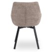 Mebel Elite Обертове крісло Luna, коричневе, з тканини «букле», ME.LUNA/BR/TB/K - Home Club, Зображення 5
