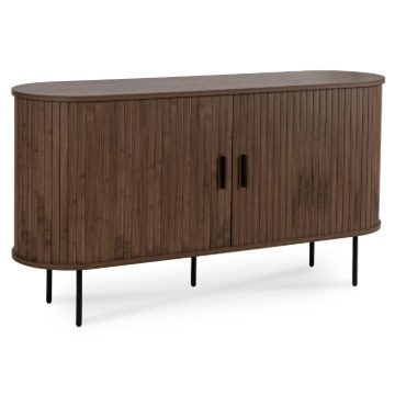 Mebel Elite Комод Trish 140 см, двухдверный, с выдвижными ящиками, орех, ME.TRISH/O/KOM140 - Home Club