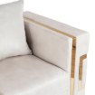 Mebel Elite Кресло Pallazo 1S кремово-золотистого цвета, ME.PALLAZO1S/KR/ZL/V/FW - Home Club, изображение 6