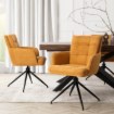 Mebel Elite Вращающееся кресло Akita горчичного цвета из вельвета, ME.AKITA/CU/SZTR/K - Home Club, изображение 2
