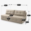 Mebel Elite Раскладной диван Morana, бежевый, COM.VERA/VERITA11/SOF - Home Club, изображение 8