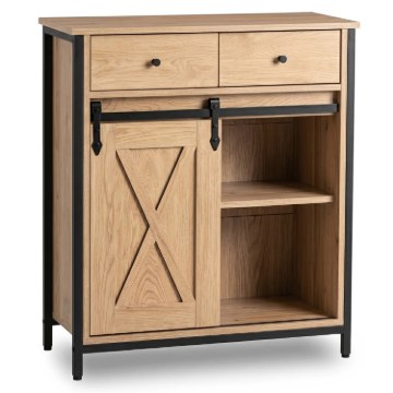 Mebel Elite Комод с ящиками Cole 70 см, дуб/чёрный, ME.COLE/D/CZ/KOM - Home Club