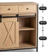 Mebel Elite Комод с ящиками Cole 70 см, дуб/чёрный, ME.COLE/D/CZ/KOM - Home Club, изображение 7