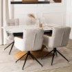 Mebel Elite Вращающееся кресло Akita, серое, из вельвета, ME.AKITA/JP/SZTR/K - Home Club, изображение 6