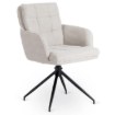 Mebel Elite Вращающееся кресло Akita, серое, из вельвета, ME.AKITA/JP/SZTR/K - Home Club, изображение 7