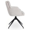 Mebel Elite Вращающееся кресло Akita, серое, из вельвета, ME.AKITA/JP/SZTR/K - Home Club, изображение 9