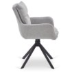 Mebel Elite Вращающееся кресло Paul, серого цвета, ME.PAUL/P/CZ/T/K - Home Club, изображение 5