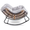 Mebel Elite Кресло-качалка Elton, серого цвета, ME.ELTON/P/T/FW - Home Club, изображение 3