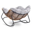 Mebel Elite Кресло-качалка Elton, серого цвета, ME.ELTON/P/T/FW - Home Club, изображение 4