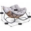 Mebel Elite Кресло-качалка Elton, серого цвета, ME.ELTON/P/T/FW - Home Club, изображение 5