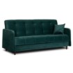 Mebel Elite Раскладной диван Tivoli, зелёный, велюровый, PPHUE.MATTEO/KRONOS19/WER - Home Club, изображение 3
