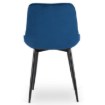 Mebel Elite Стілець Chris, темно-синій, велюровий, ME.CHRIS/GR/CZ/V/K - Home Club, Зображення 5