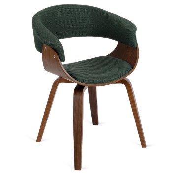 Mebel Elite Стул Gary 2, зеленый/орех, ME.GARY2/Z/O/T/DG/K - Home Club