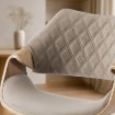 Mebel Elite Стілець Luise, бежевий, велюровий, ME.LUISE/BZ/DZ/V/DG/K - Home Club, Зображення 3