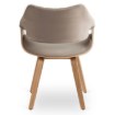 Mebel Elite Стілець Luise, бежевий, велюровий, ME.LUISE/BZ/DZ/V/DG/K - Home Club, Зображення 7