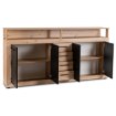 Mebel Elite Комод Blago 190 см, дуб Artisan/чёрный, W.LUNA/DA/CZ/KOM4D4S - Home Club, изображение 3