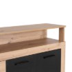 Mebel Elite Комод Blago 190 см, дуб Artisan/чёрный, W.LUNA/DA/CZ/KOM4D4S - Home Club, изображение 5