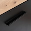Mebel Elite Комод Blago 190 см, дуб Artisan/чёрный, W.LUNA/DA/CZ/KOM4D4S - Home Club, изображение 7